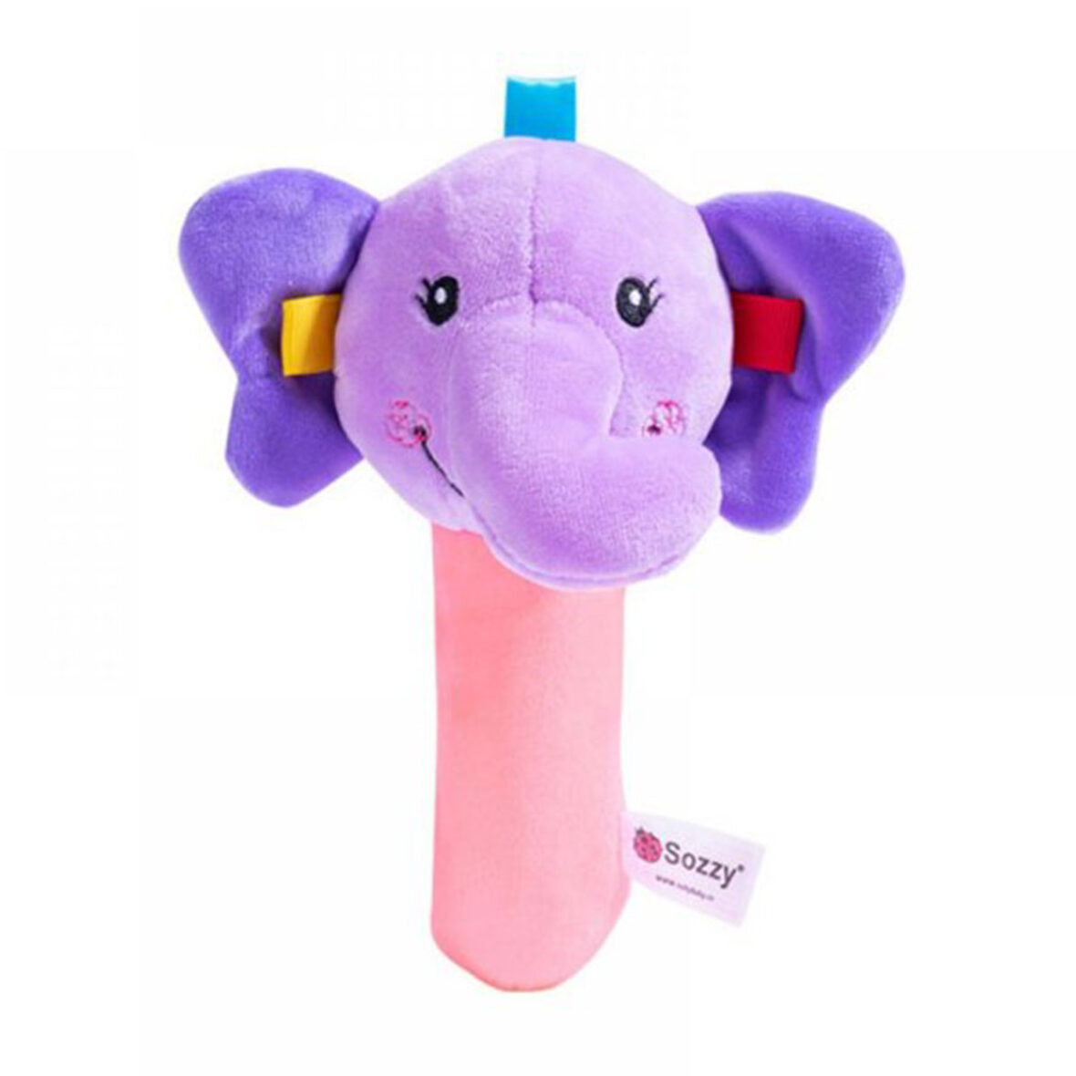 SOZZY Soft Animal Toy Rattle ( Elephant )