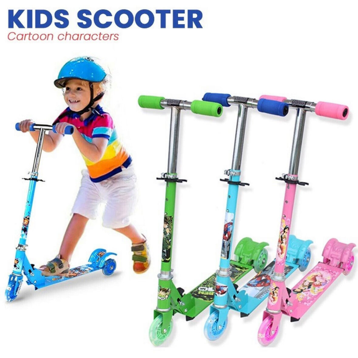 Foldable and Height Adjustable Kids Scooters