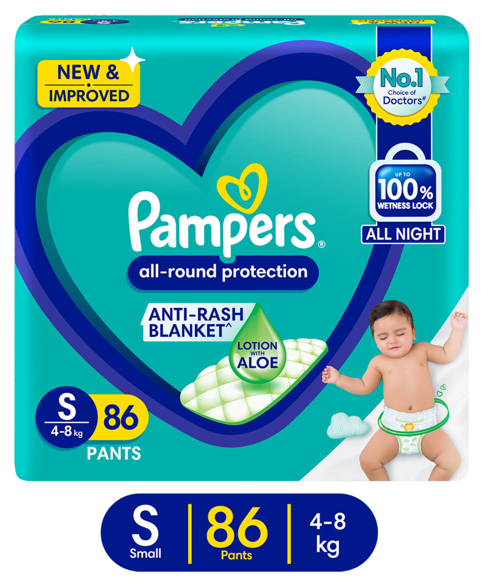 Pampers Small 86Pcs  (Pant Type)