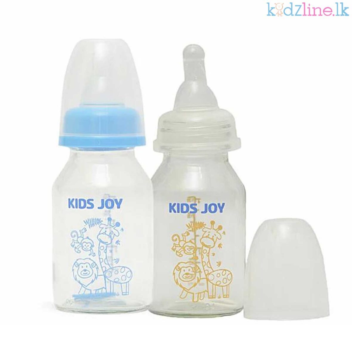 Kids Joy Baby Glass Feeding Bottle (120ml)
