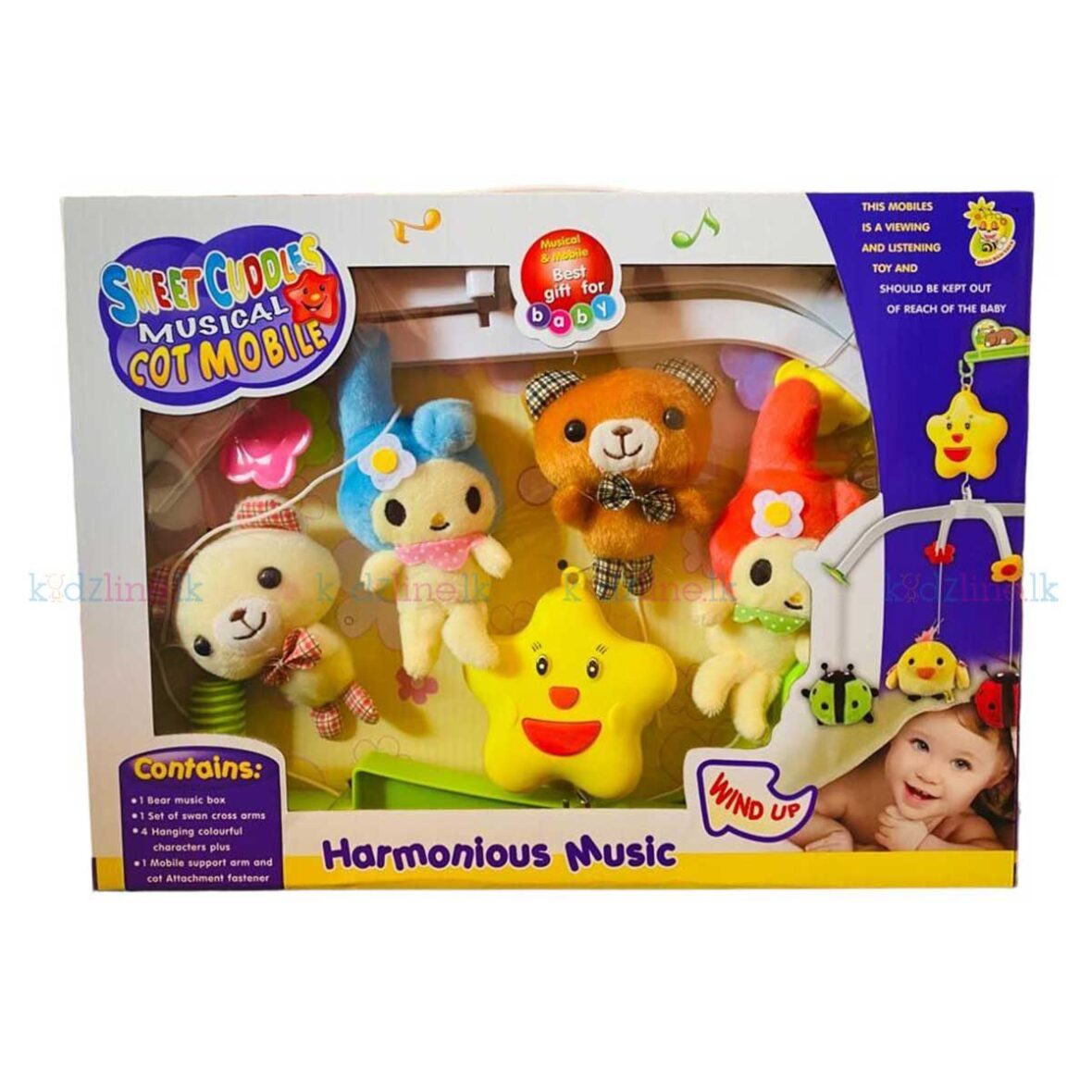 Soft Toy Musical Cot Mobile
