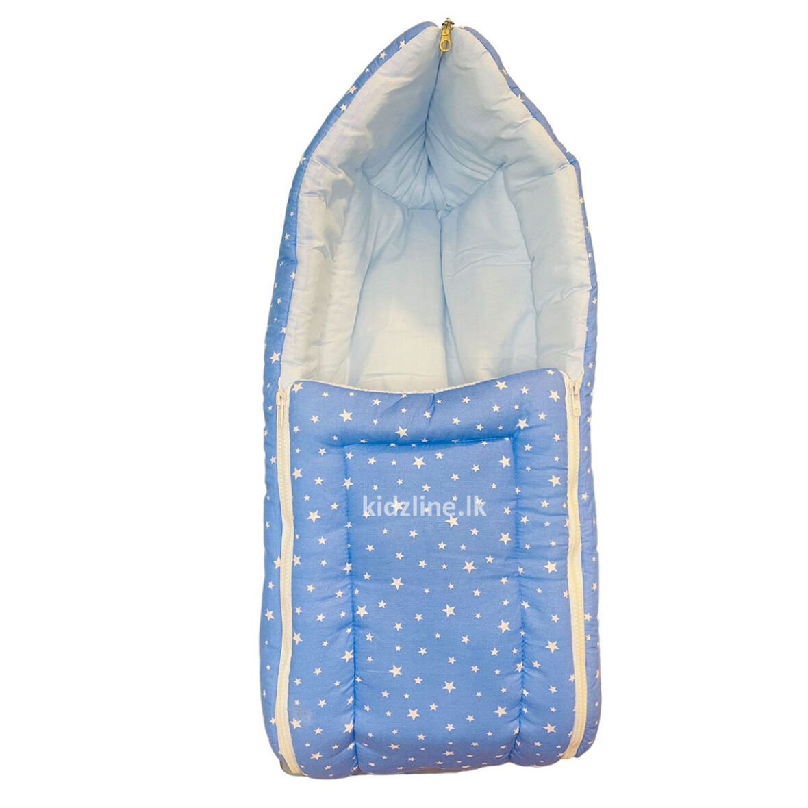 100% Cotton Material Baby Printed Sleeping Bag ( Blue )