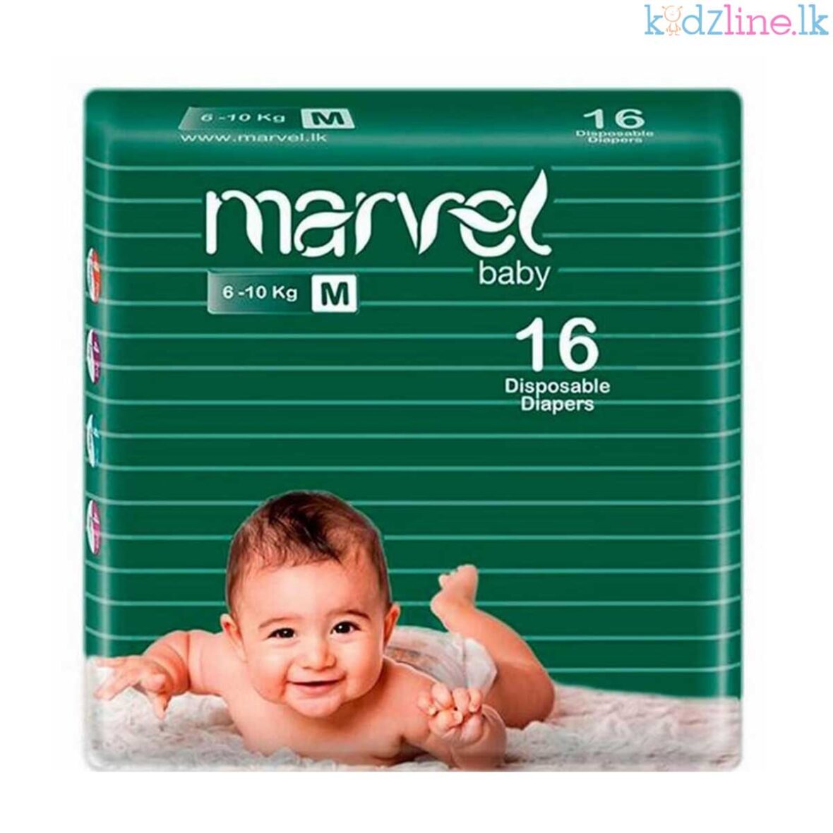 Marvel Baby Diaper Medium 16Pcs