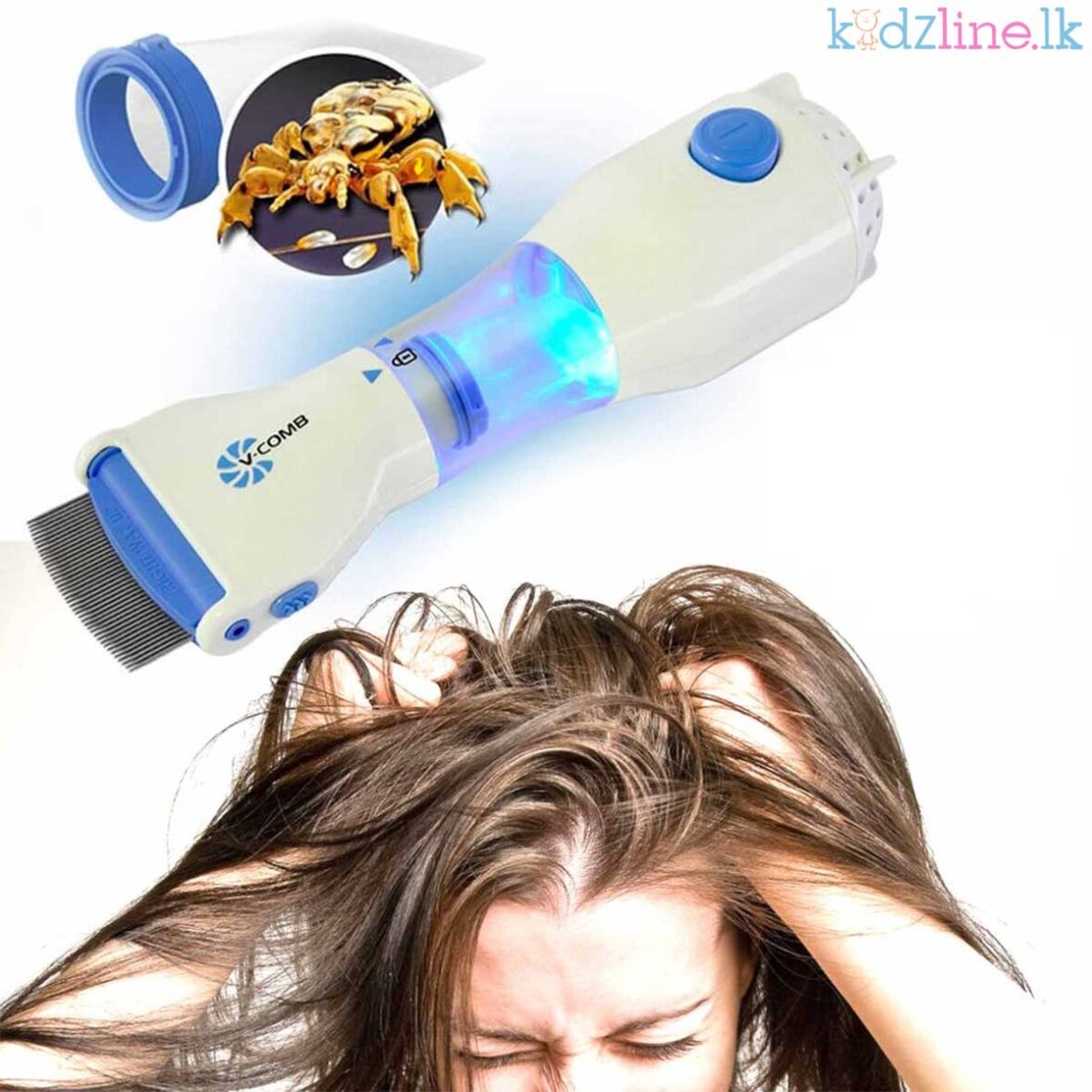 Electric Head Lice Comb – Removes Lice and Eggs