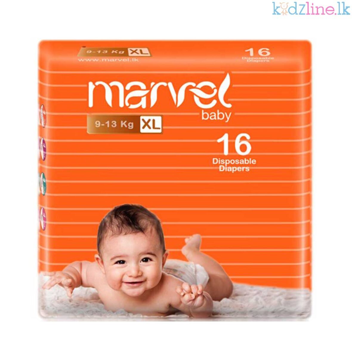 Marvel Baby Diaper XL 16Pcs