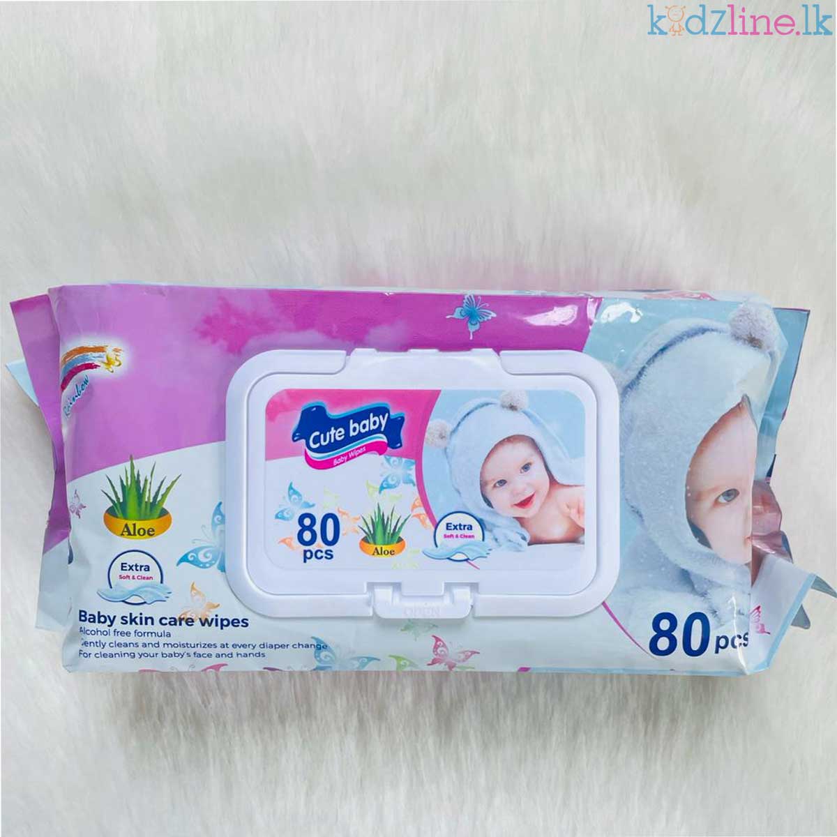 Cute Baby Wet Wipes Kidzline.lk Sri Lanka