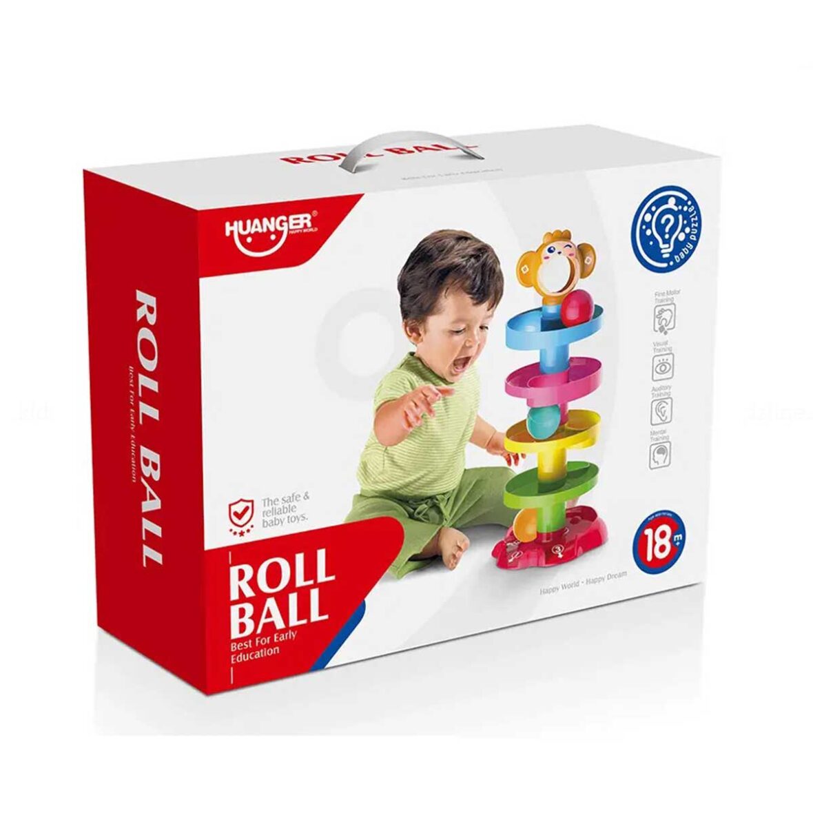 Roll Ball Toy Monkey Design
