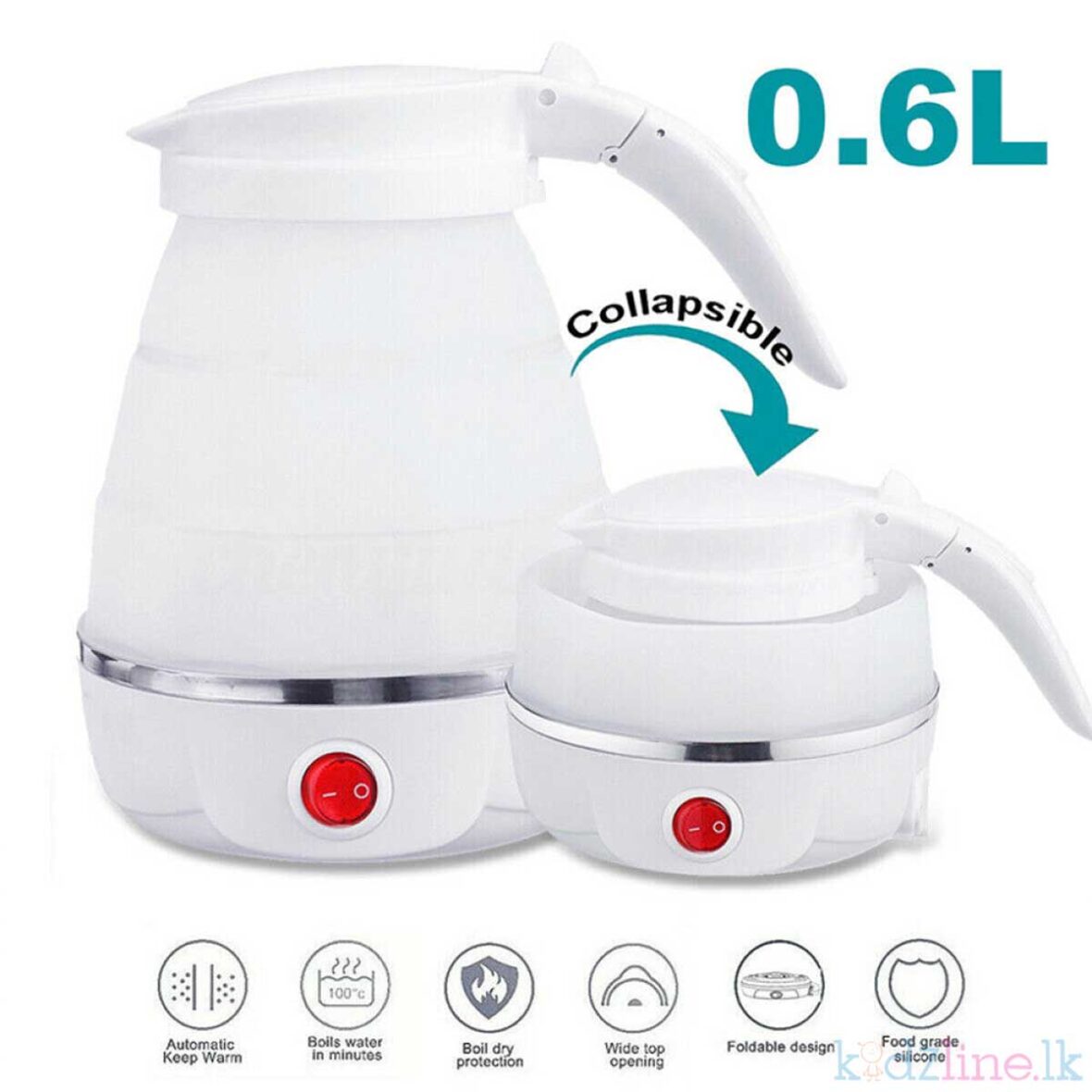 600ML Food Grade Silicone Kettle