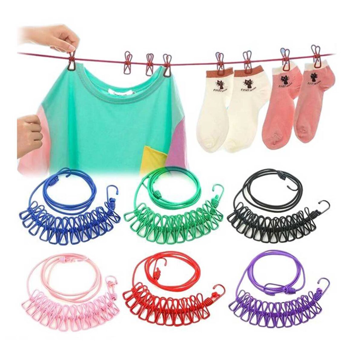 Clothes Rope Drying Rack