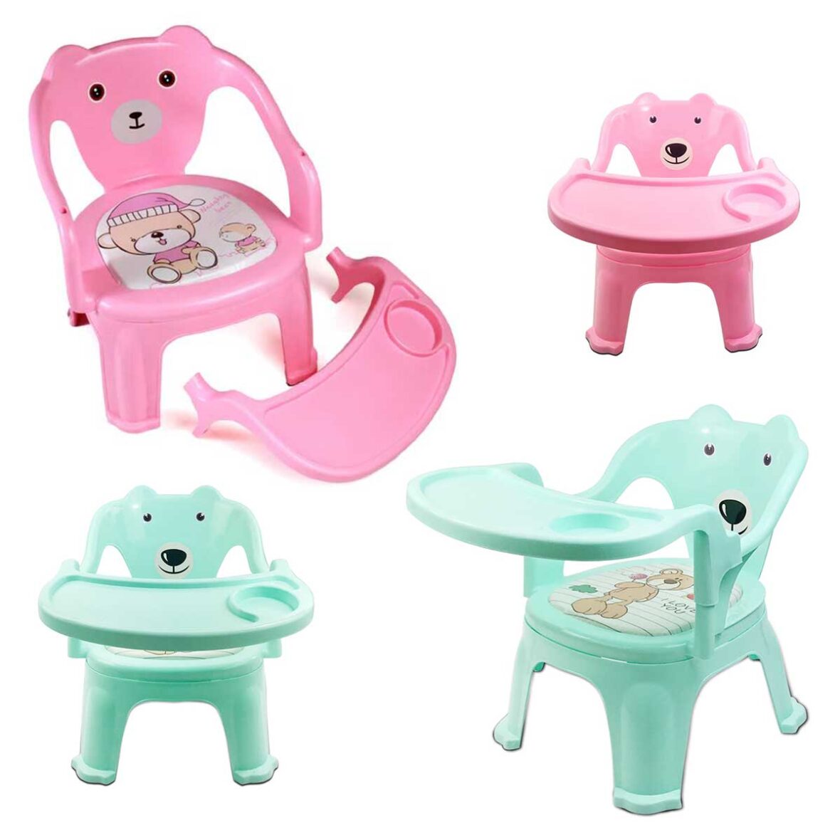 Children’s Dining Chair with Plate