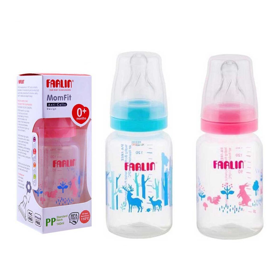 Plastic Farlin Feeding Bottle (140ml)