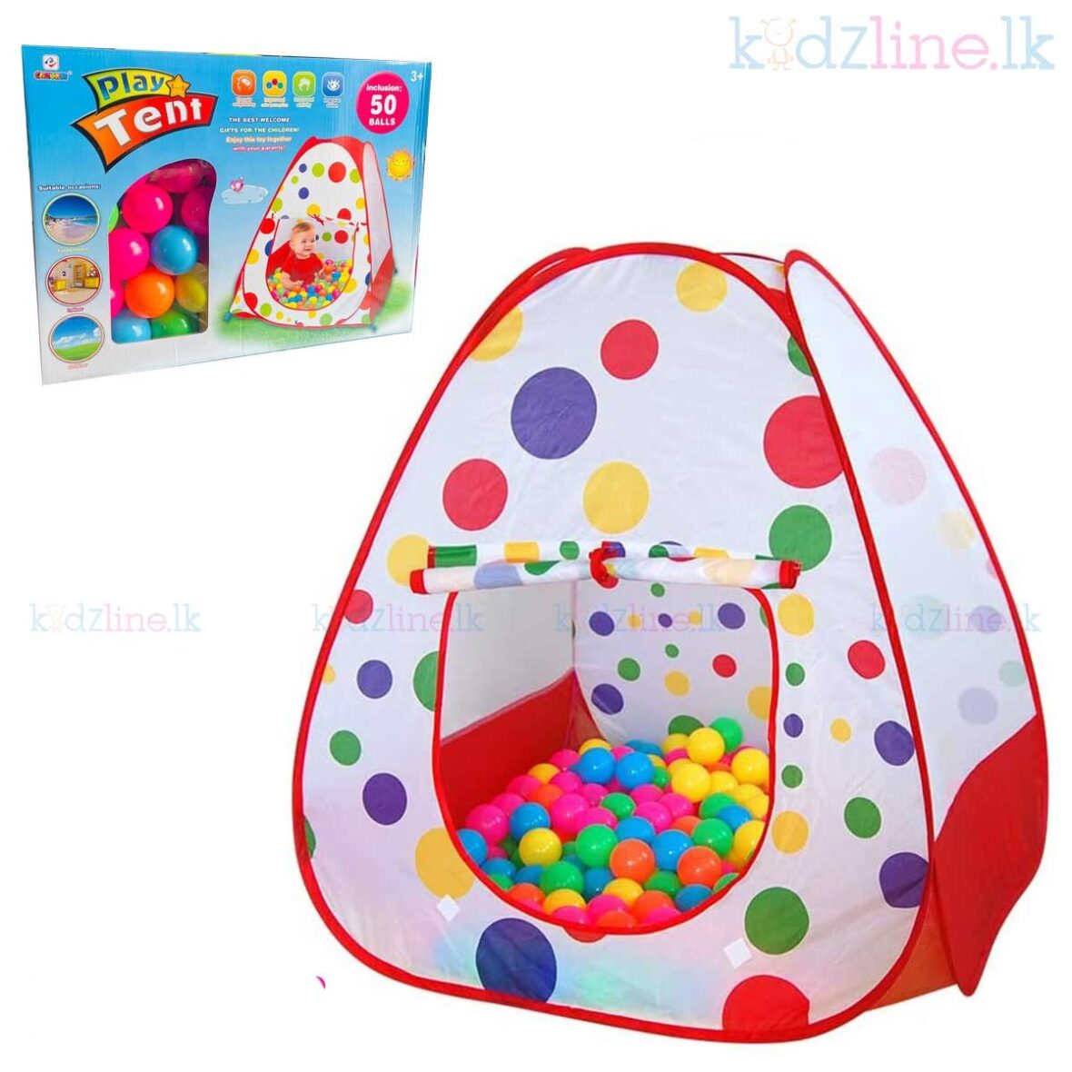 Play Tent With 50 Balls