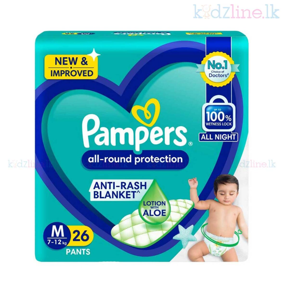 Pampers Medium 26Pcs (Pant Type)