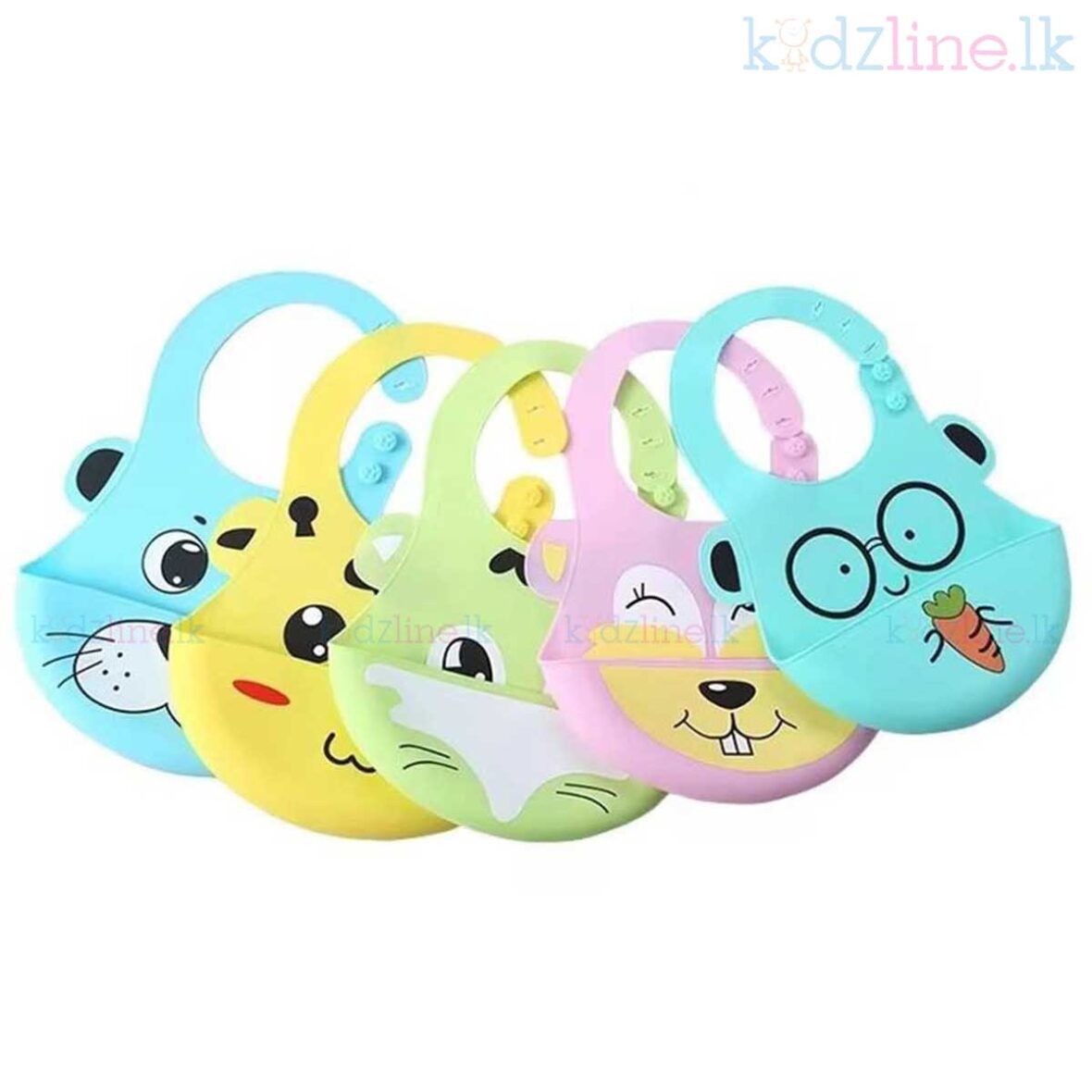 Animals Silicone Baby Bibs